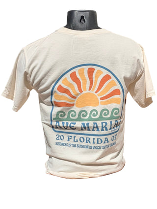 Ave Maria Florida - Sunburst and Wave Design
