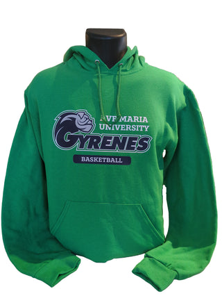 Jerzees Kelly Green Hoodie- Basketball