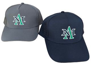 AM -  Laser Perforated 5 Panel Performance Snapback - Hat