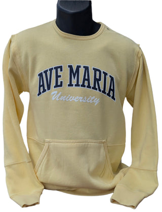 Ave Maria University Ladies Crewneck - Coastal Color