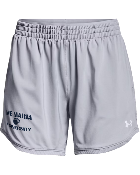 Ave maria University Women's Grey Shorts-Under Armour