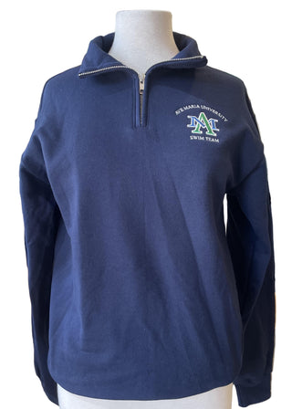 Ave Maria Swim Team Quarter Zip - Embroidered