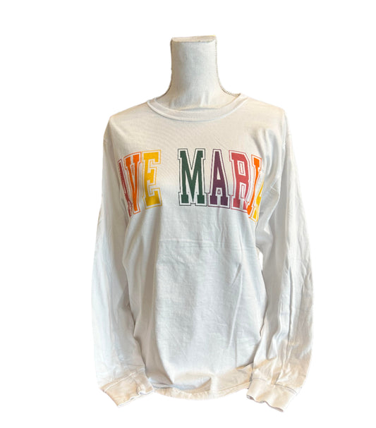 Ave Maria-Colorful Long Sleeve Tee