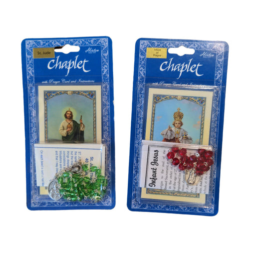 Saint Chaplet with Prayer Card and Instructions - Hirten