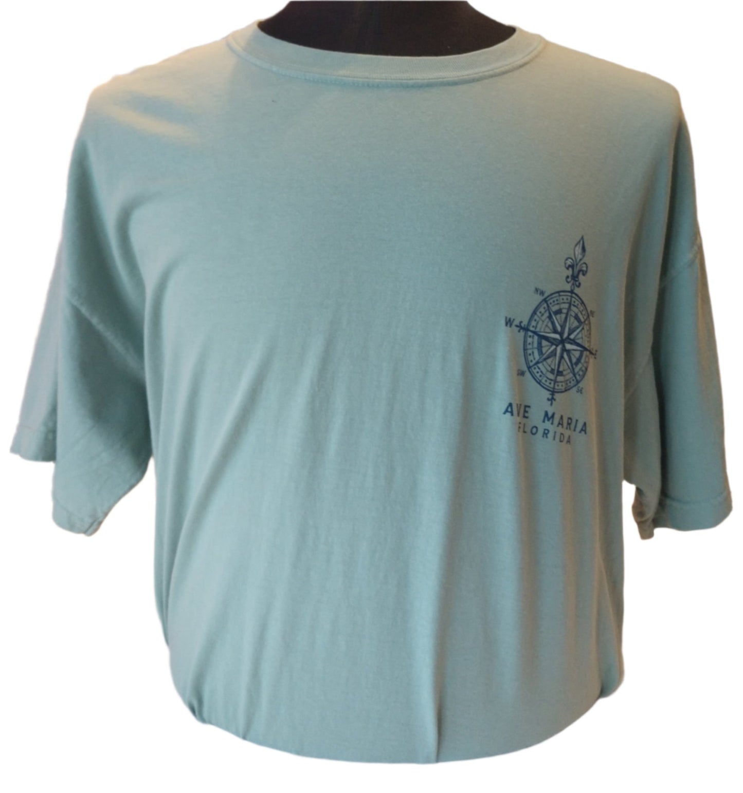 Ave Maria Florida Compass & Map Short Sleeve T-Shirt