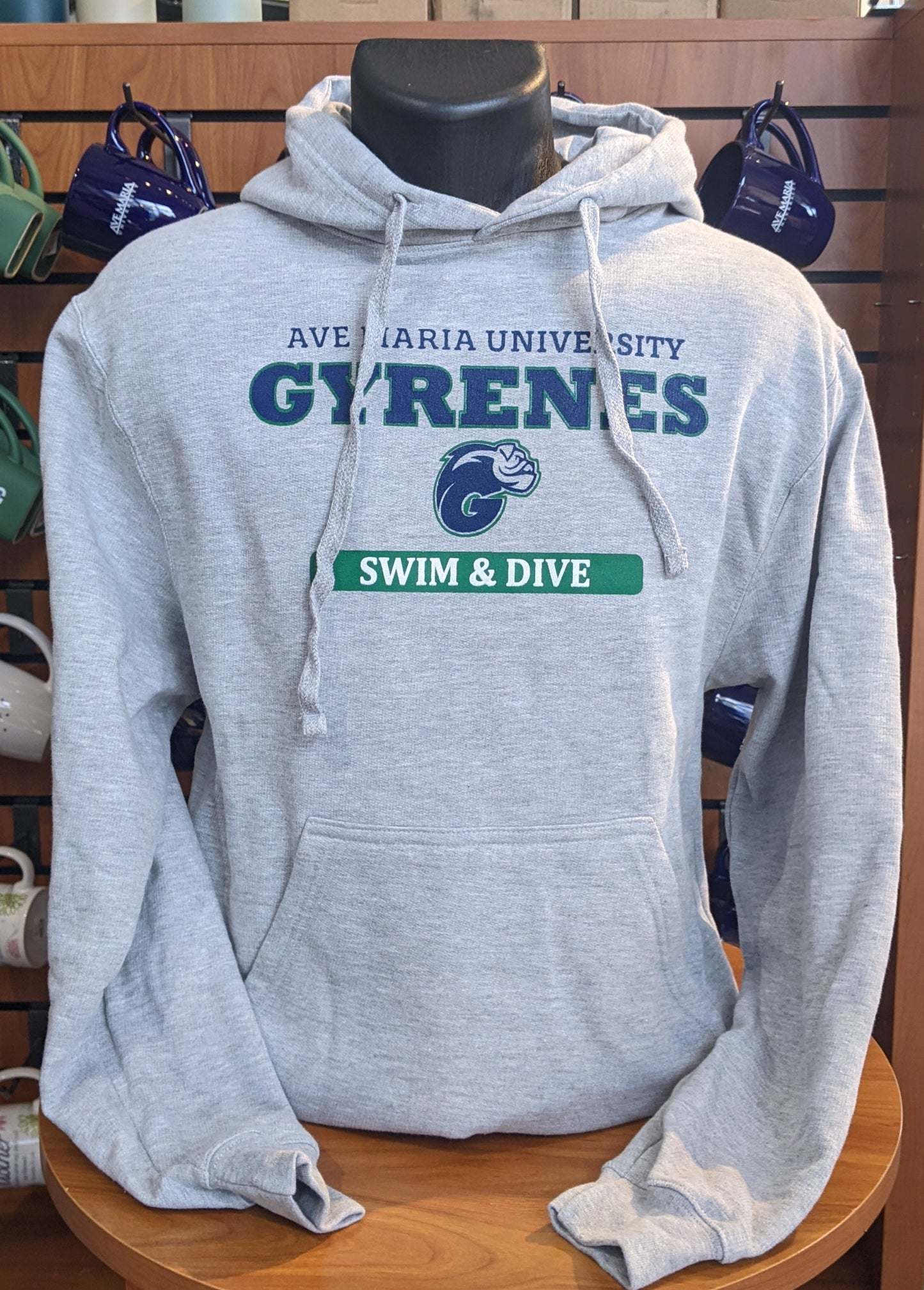 Gyrenes Grey Athletic Hoodies