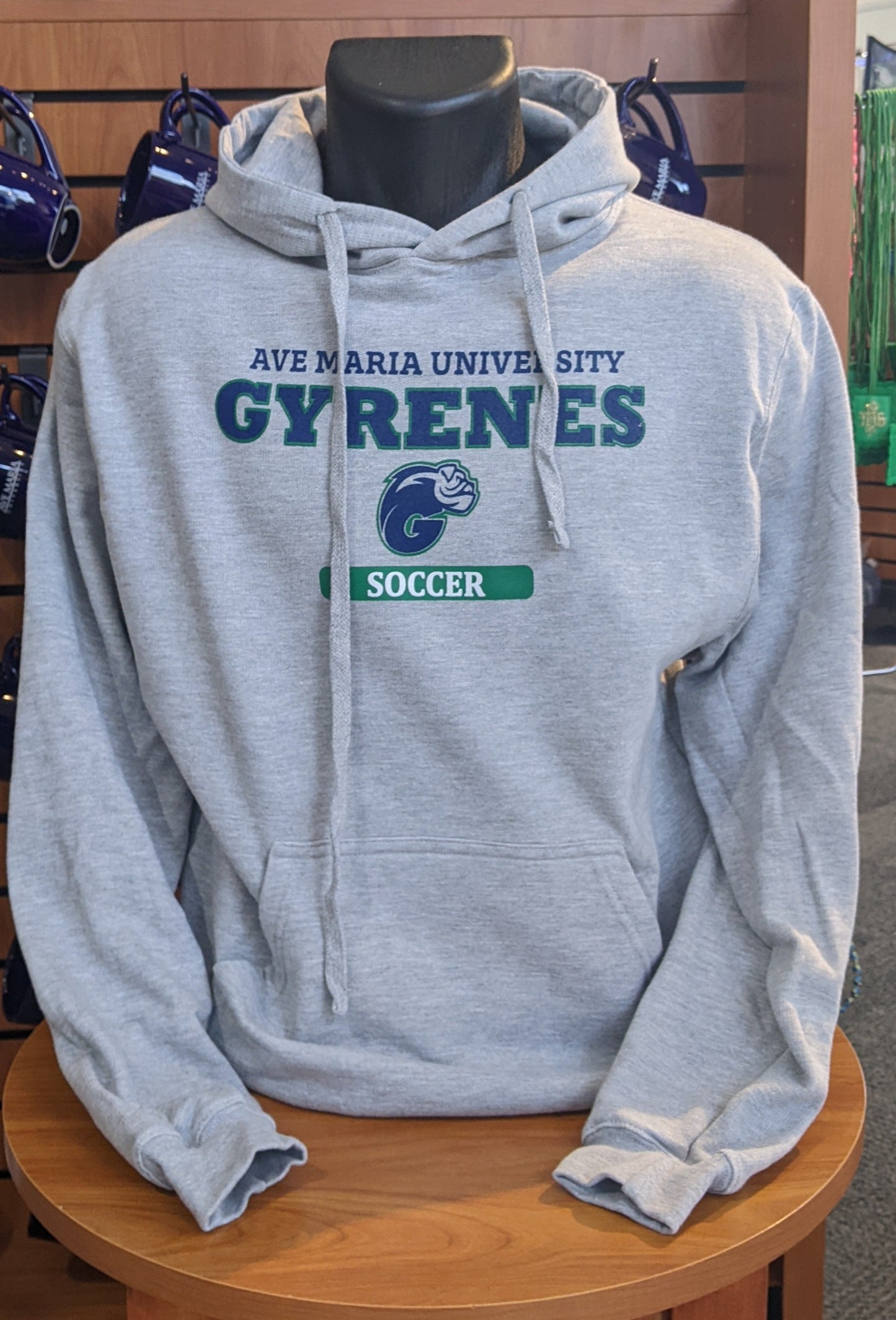 Gyrenes Grey Athletic Hoodies