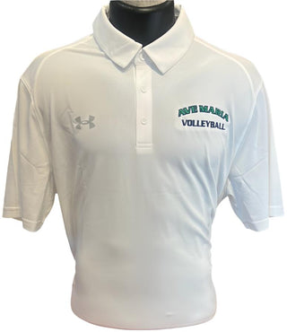 UA White Team Tech Polos