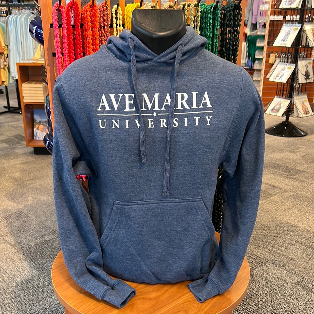 Ave Maria University Blue Grey Hoodie